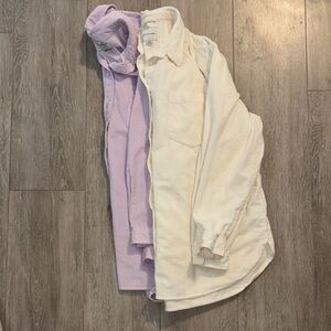 American Eagle Women’s Corduroy Button Up Shirts